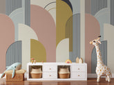 Abstract Boho Arch Mural